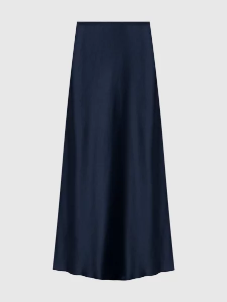 Спідниця міді Isaak із шовку Joseph синя