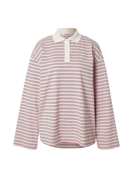EDITED Tricou Cindy roz / negru alb