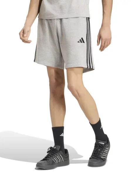 ADIDAS SPORTSWEAR Športové nohavice sivá melírovaná čierna