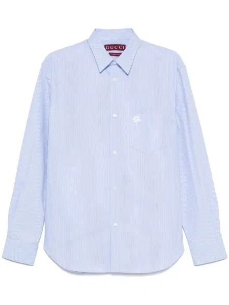 Prugasta košulja Gucci plava