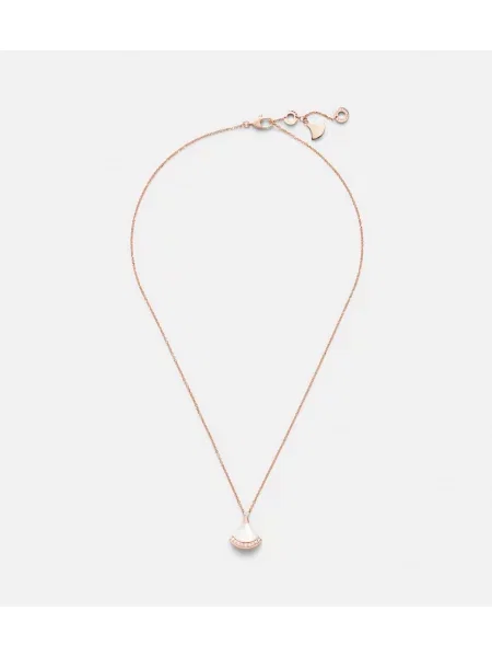 Colier Bvlgari cu perle roz
