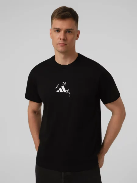 Жіноча Футболка adidas UKRAINE STORK чорний