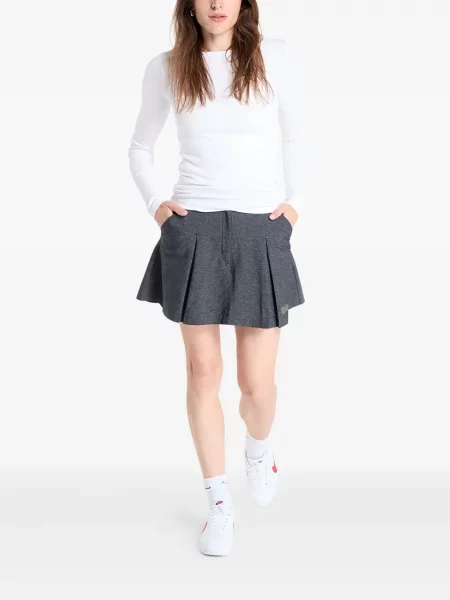 Tricou Nike din piele alergare plisat negru