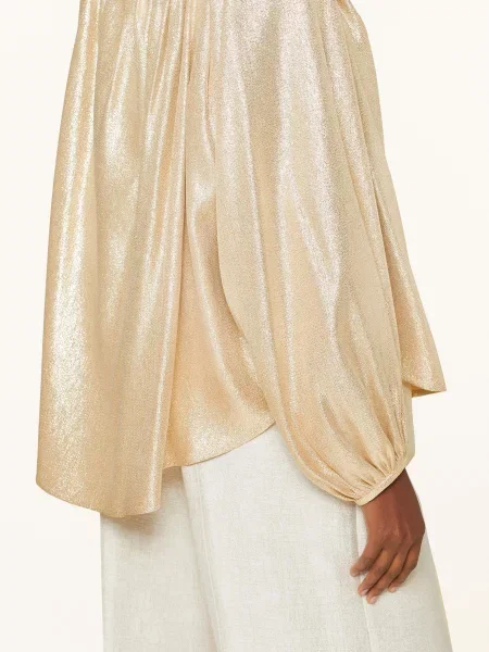 Sly Bluzka Sheree Z Błyszczącą Przędzą gold