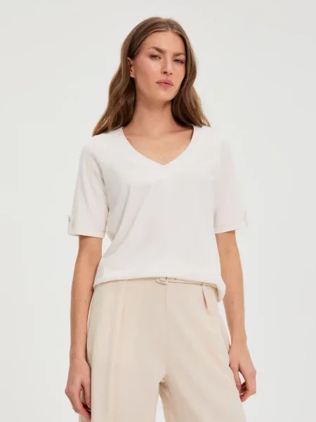 Tricou Marisse alb