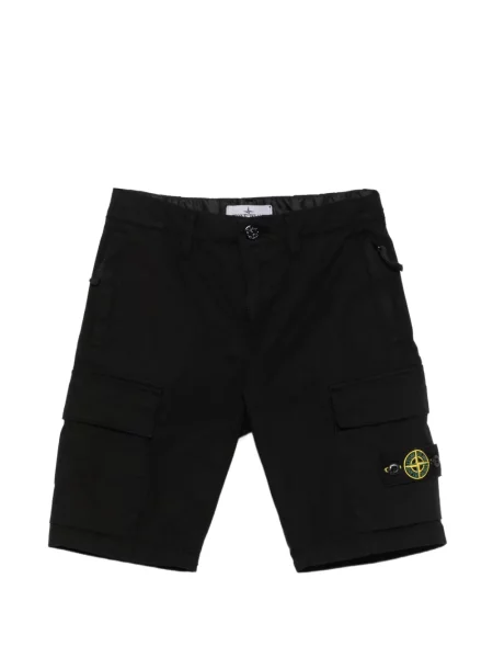 Szorty cargo dziecięce Stone Island czarne