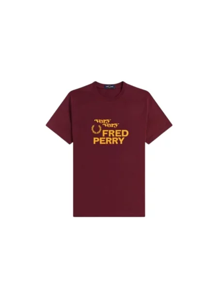 Koszulka Fred Perry czerwona