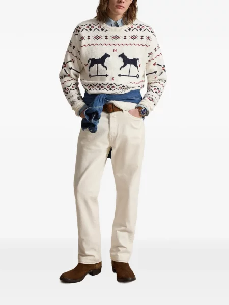 Czapka z daszkiem Polo Ralph Lauren w kratkę z twillu biznesowa niebieska