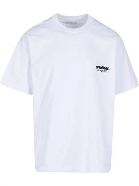 Another Cotton Lab Tricou Almost Home negru alb