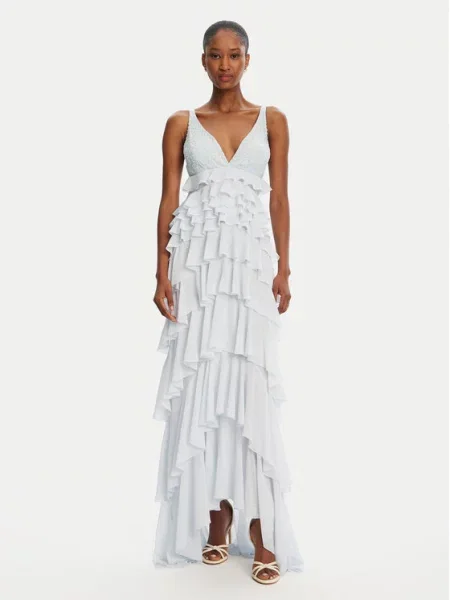 Коктейльное платье Elisabetta Franchi белое