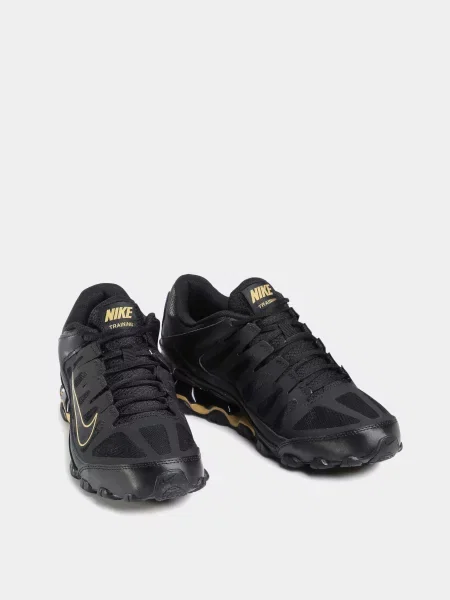 Кожаные кроссовки Nike черные