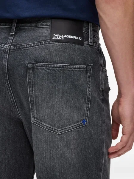 Blugi Karl Lagerfeld Jeans gri