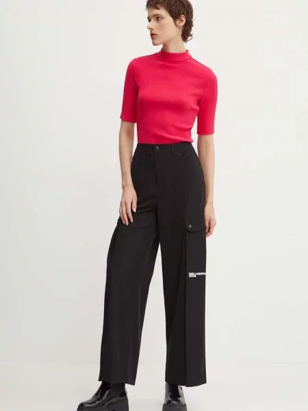 Брюки Karl Lagerfeld Jeans черные