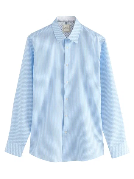 Next Košile světlemodrá bílá