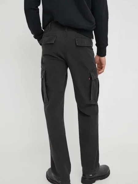 Levi's pantaloni cargo pentru bărbați din XX CARGO STRAIGHT negru