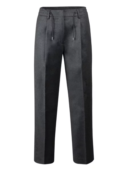 Pantaloni Moorer plisate gri