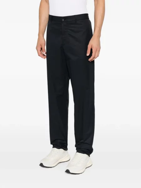 Pantaloni Moncler cu autograf albastru