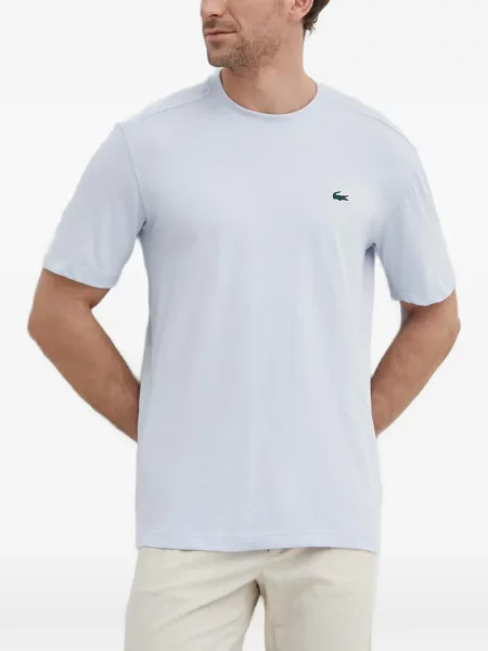 Tricou Lacoste cu autograf albastru