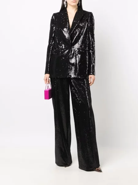 Plačiakojis kelnės Philipp Plein juoda