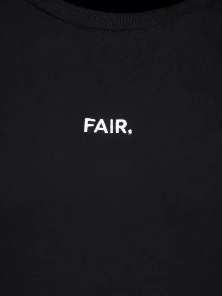 Μπλούζα Fair με κέντημα μαύρο