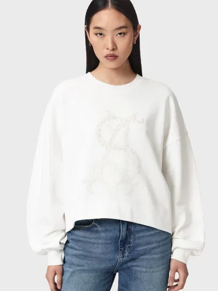 Свитшот Allsaints белый