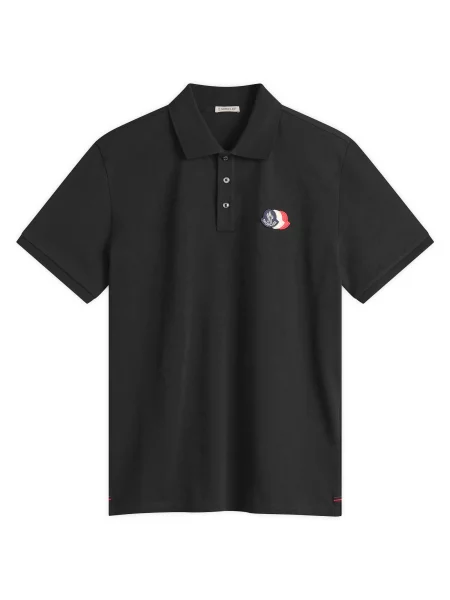 Koszulka polo Moncler czarna