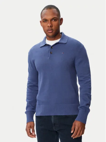Tommy Jeans Пуловер Essential син