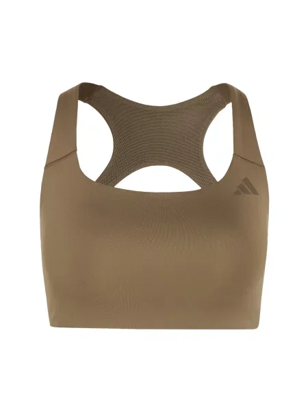 ADIDAS PERFORMANCE Sportovní podprsenka Optime khaki / olivová