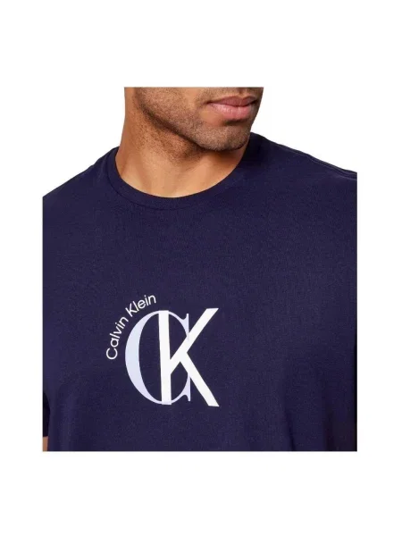 Tricou Calvin Klein Jeans albastru