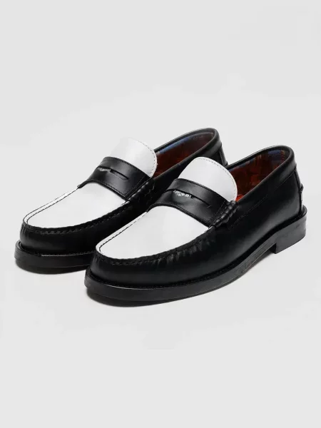 Pantofi loafer Naked Wolfe din piele negru