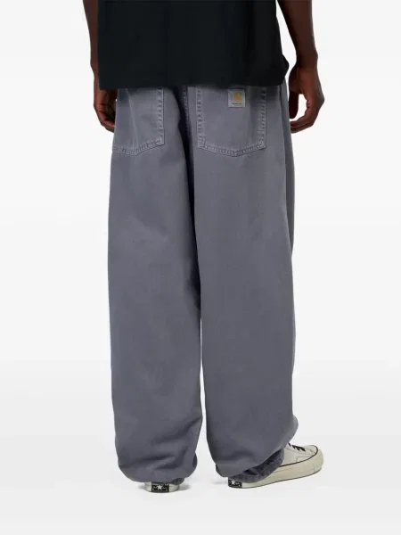 Blugi Carhartt Wip cu autograf gri