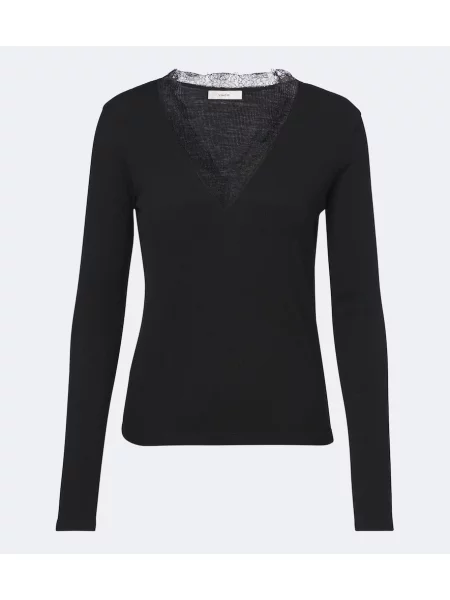 Top Vince tricotate negru