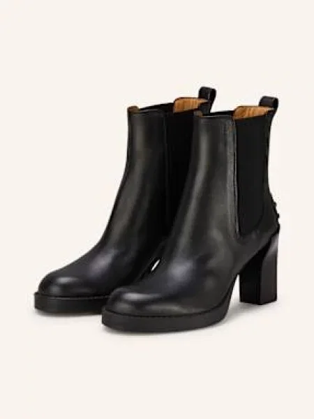Tod's Botki Chelsea schwarz czarne
