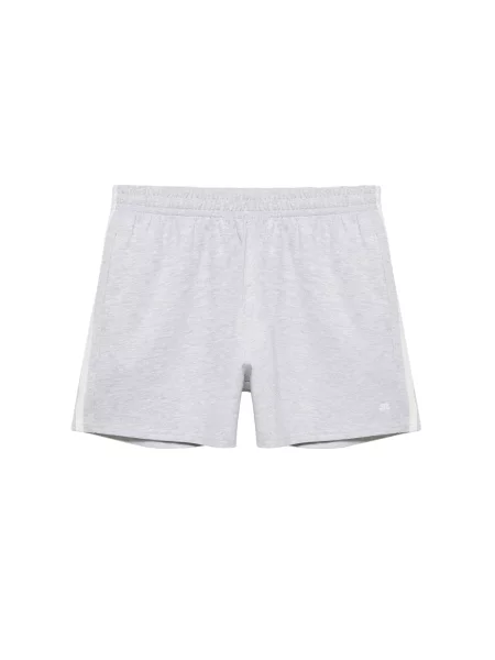Pull&Bear Pantaloni PACIFIC gri amestecat alb