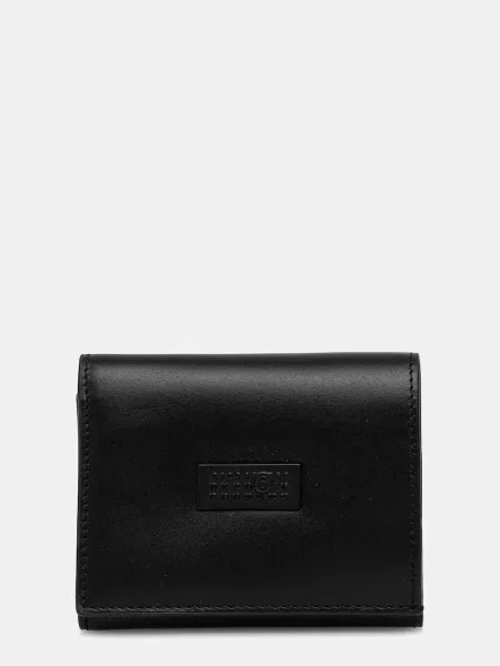 Portfel Mm6 Maison Margiela skórzany czarny