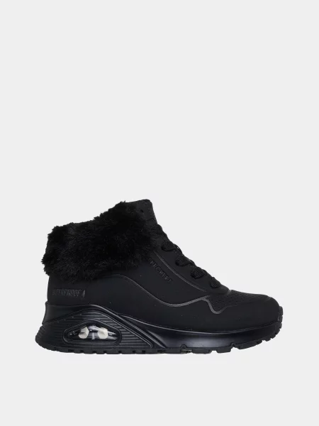 Детские ботинки Skechers черные