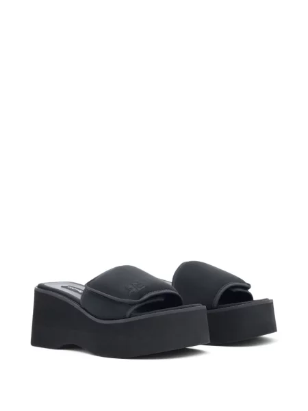 Sandale Courreges cu platformă negru