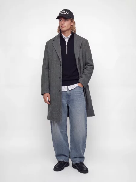 JACK & JONES Palton de primăvară-toamnă JORSalamanco închis maro
