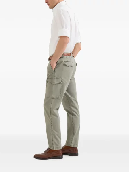 Pantaloni cargo Brunello Cucinelli verde