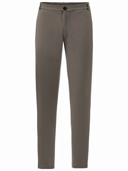 JOHN DEVIN Kalhoty šedobéžová