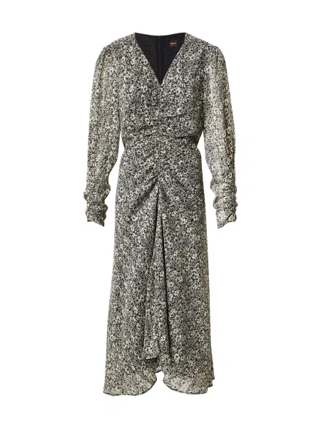 BOSS Orange ruha maxi harang alakú fekete