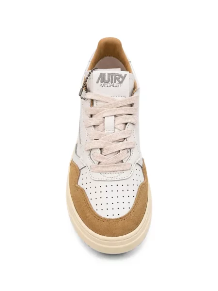 Sneakerși Autry din piele alb