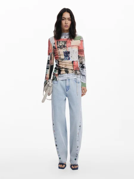 Desigual Majica Montreal Šarena Regular Fit