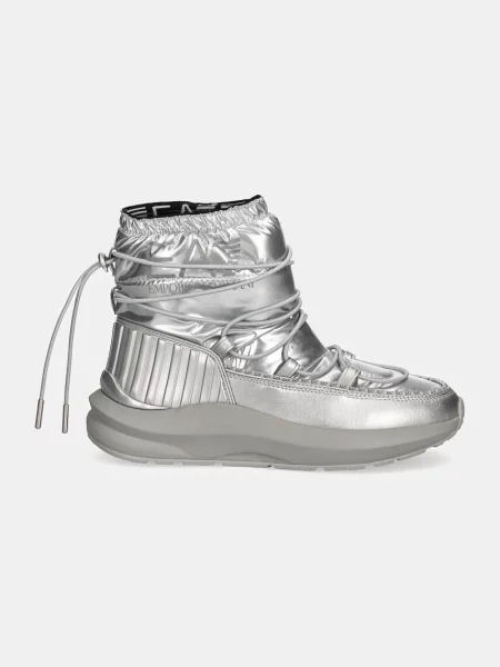 Emporio Armani śniegowce srebrny szare
