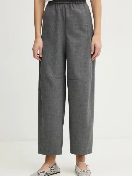 MAX&Co. pantaloni cu lână MCONOME gri