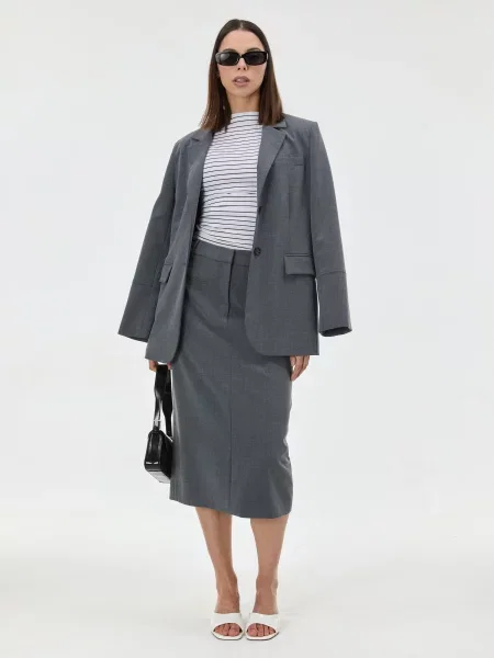 Fustă midi Orsay până la genunchi negru