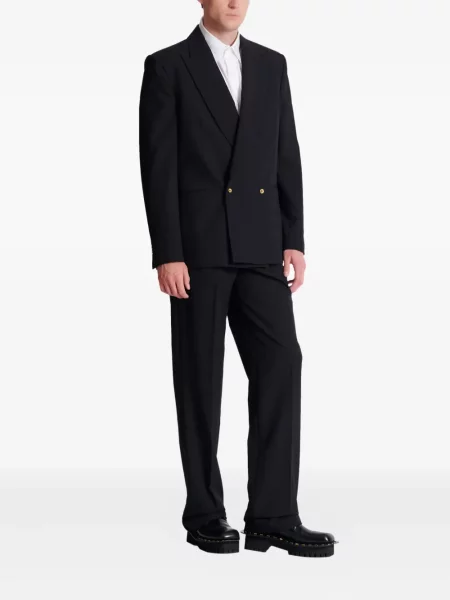 Sacou Balmain de lână negru