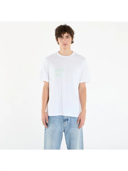 T-shirt Calvin Klein Jeans Ss Io Ck Graphic Tee White M biała