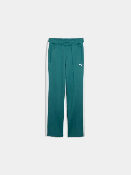 Спортивные штаны Puma для бега зеленые