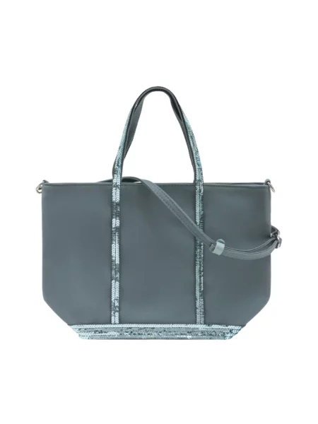 Torebka Vanessa Bruno płócienna niebieska